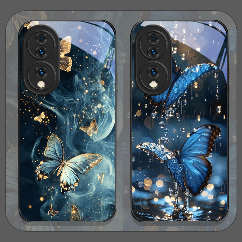 Huawei Nova 12 - Luksusowe etui na telefon z hartowanego