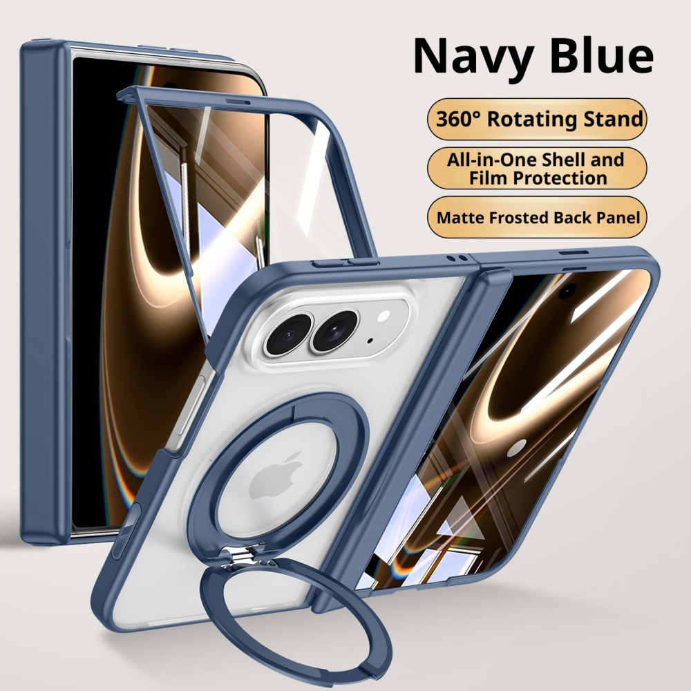 Matte Anti Glare Screen - Luksusowe etui z obrotowym uchwytem 360°