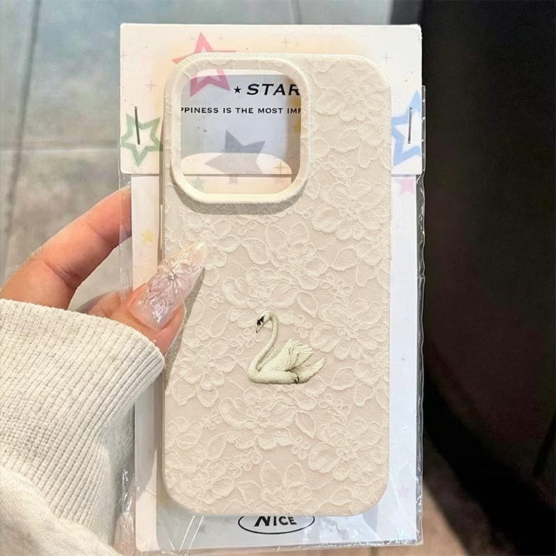 Apple Iphone 16 - Etui na telefon z koronkowym wzorem